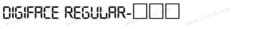 Digiface Regular字体转换